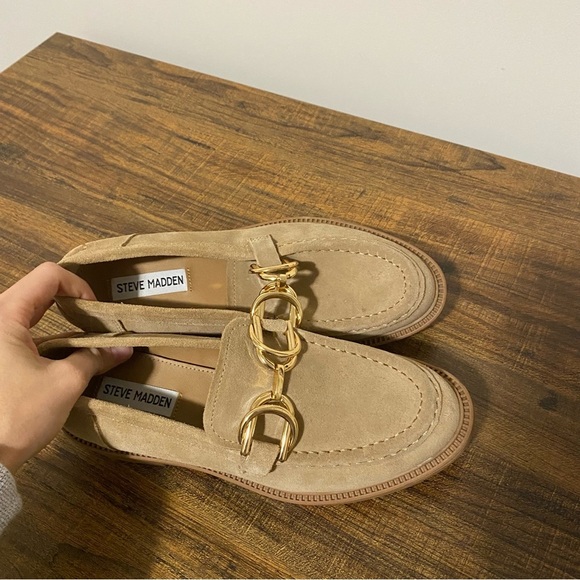 Steve Madden Kalon Tan Suede Loafer size 7 - Picture 7 of 7